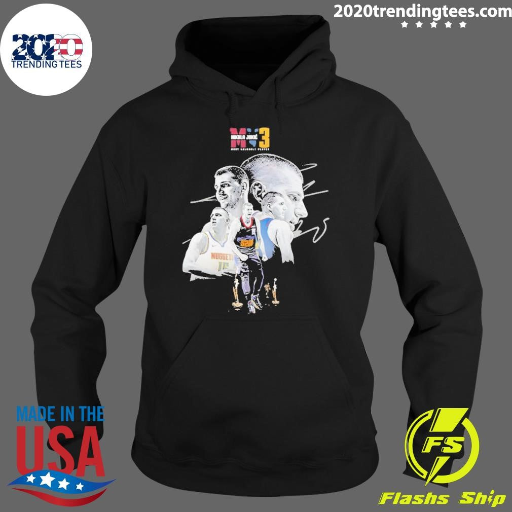 Nikola Jokic 3 Denver Nuggets Basketball Most Valuable Player Shirt