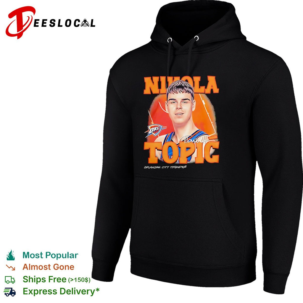 Nikola Topic Oklahoma City Thunder NBA Basketball shirt