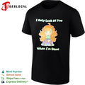 Ninomae Ina nis Hololive I Only Look at You When Im Done chibi anime character shirt