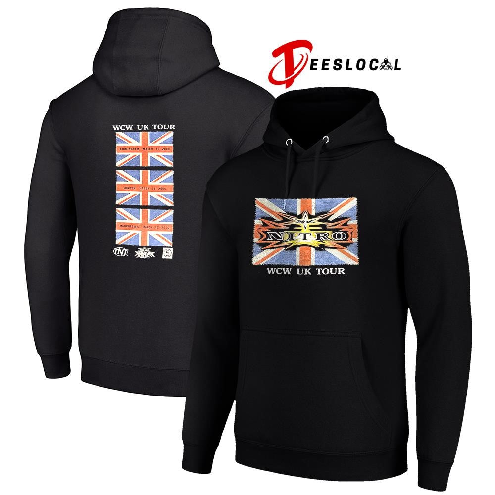 Nitro WCW UK tour flag shirt