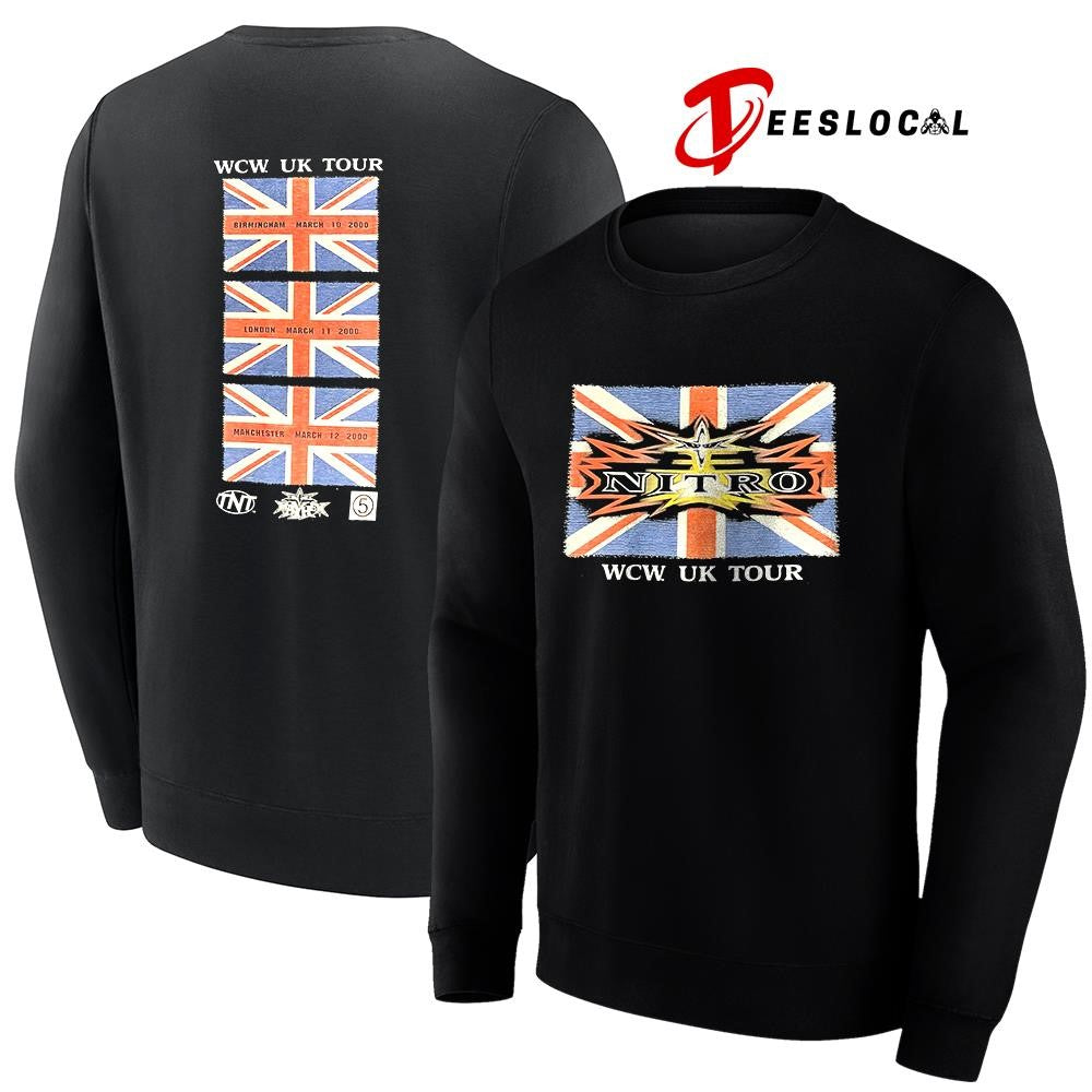Nitro WCW UK tour flag shirt