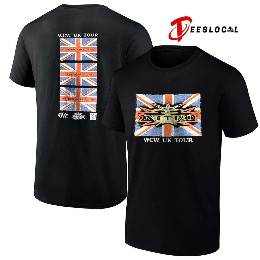 Nitro WCW UK tour flag shirt