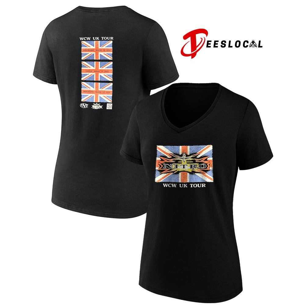 Nitro WCW UK tour flag shirt