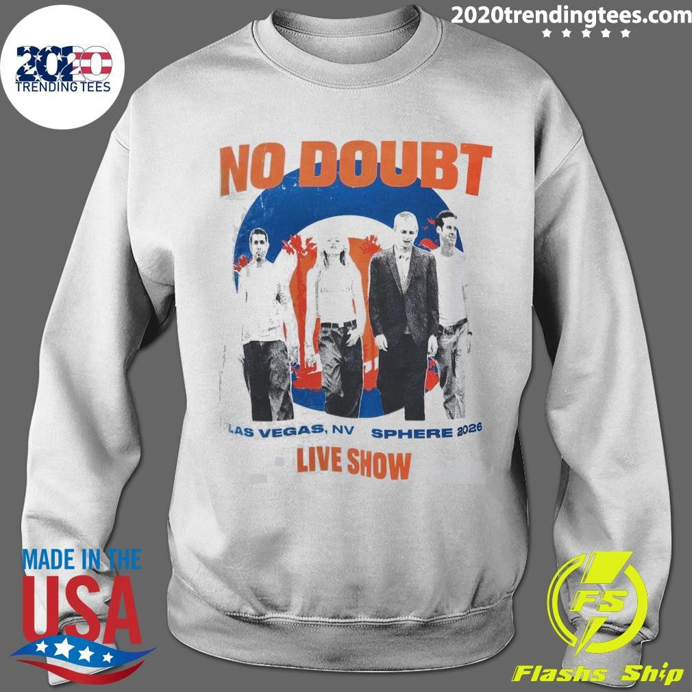 No Doubt Live At Sphere Las Vegas 2026 Concert Merch Tee On May and June 2026 Live Show Shirt