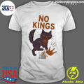 No Kings In America Black Cat Funny Shirt