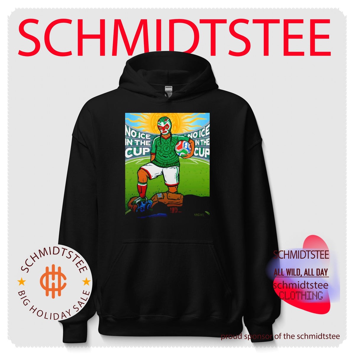 No ice in the cup mexico national football team luchador shirt