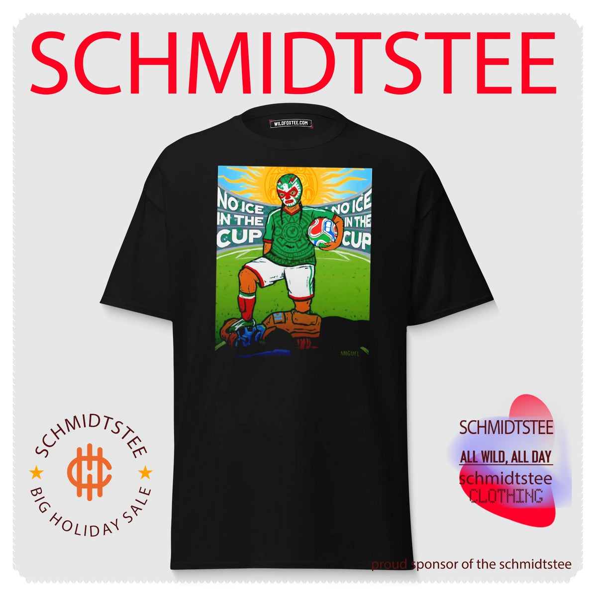 No ice in the cup mexico national football team luchador shirt