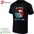 No one is illegal on stolen land Indigenous American eagle shirt