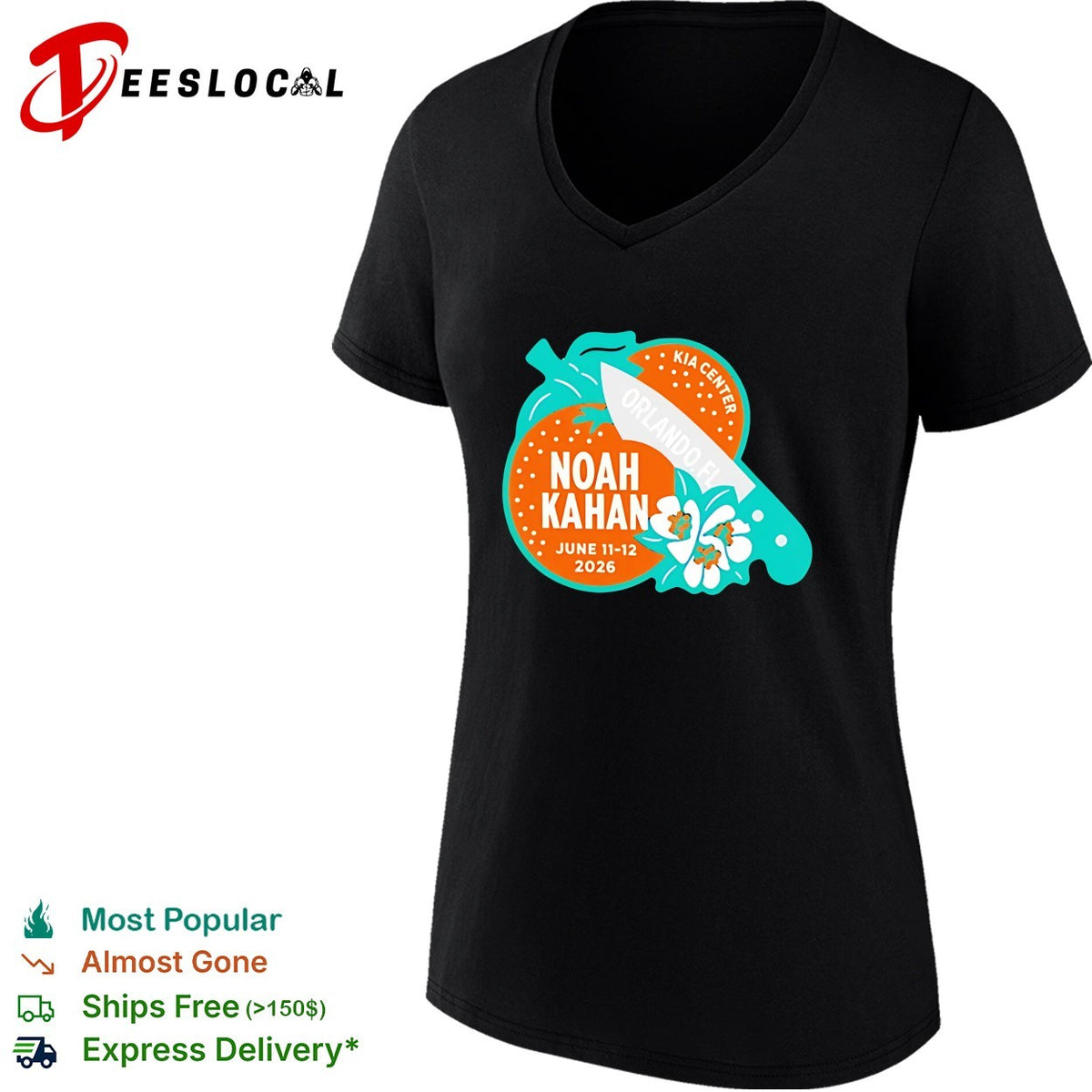Noah Kahan Orlando FL June 12 2026 Event shirt