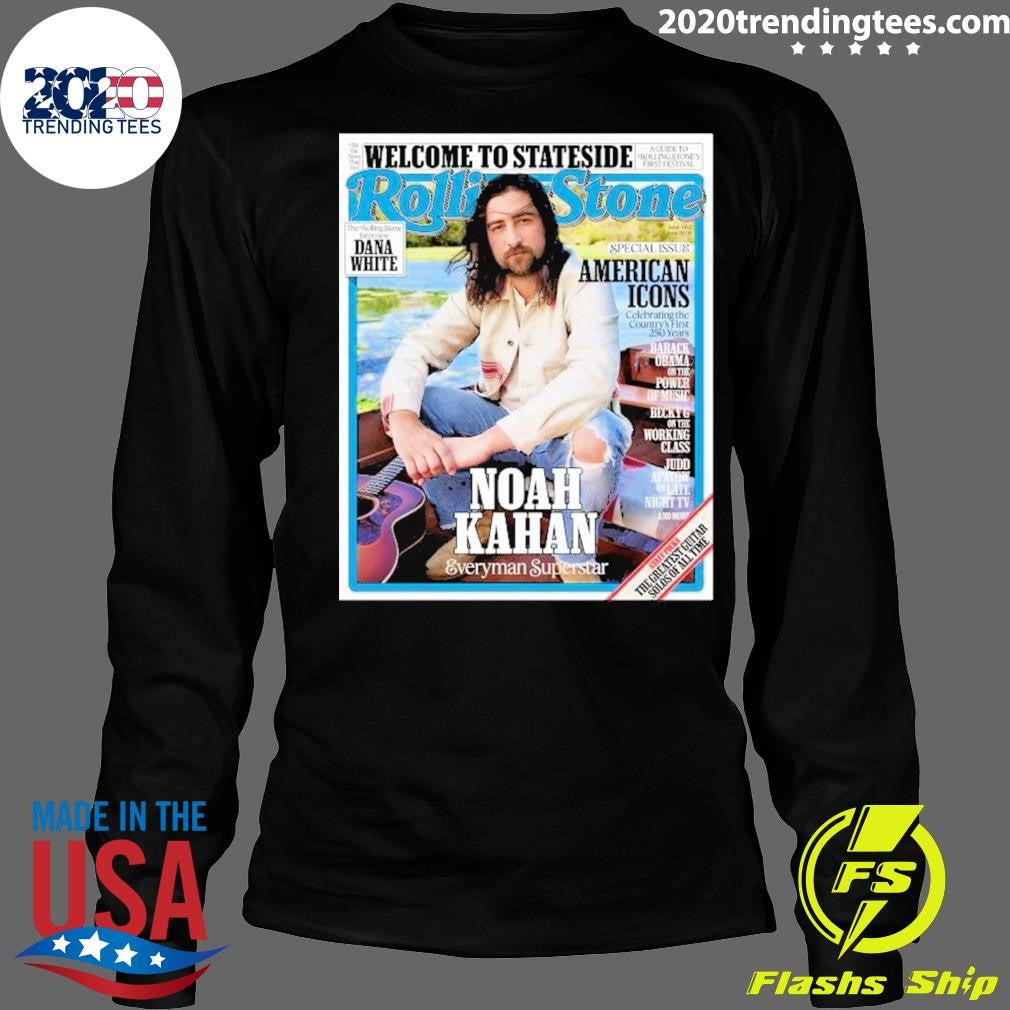 Noah Kahan X Rolling Stone Poster Magazine Cover Welcome To Stateside Shirt