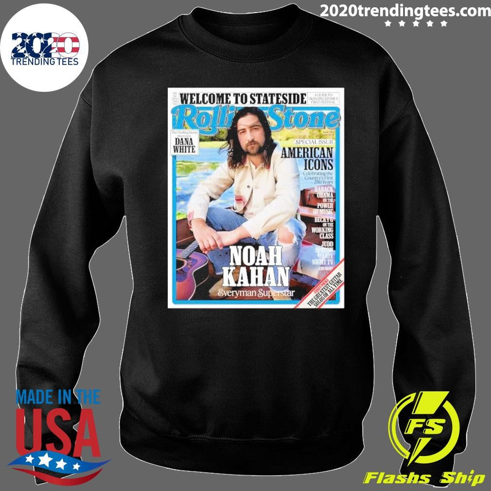Noah Kahan X Rolling Stone Poster Magazine Cover Welcome To Stateside Shirt