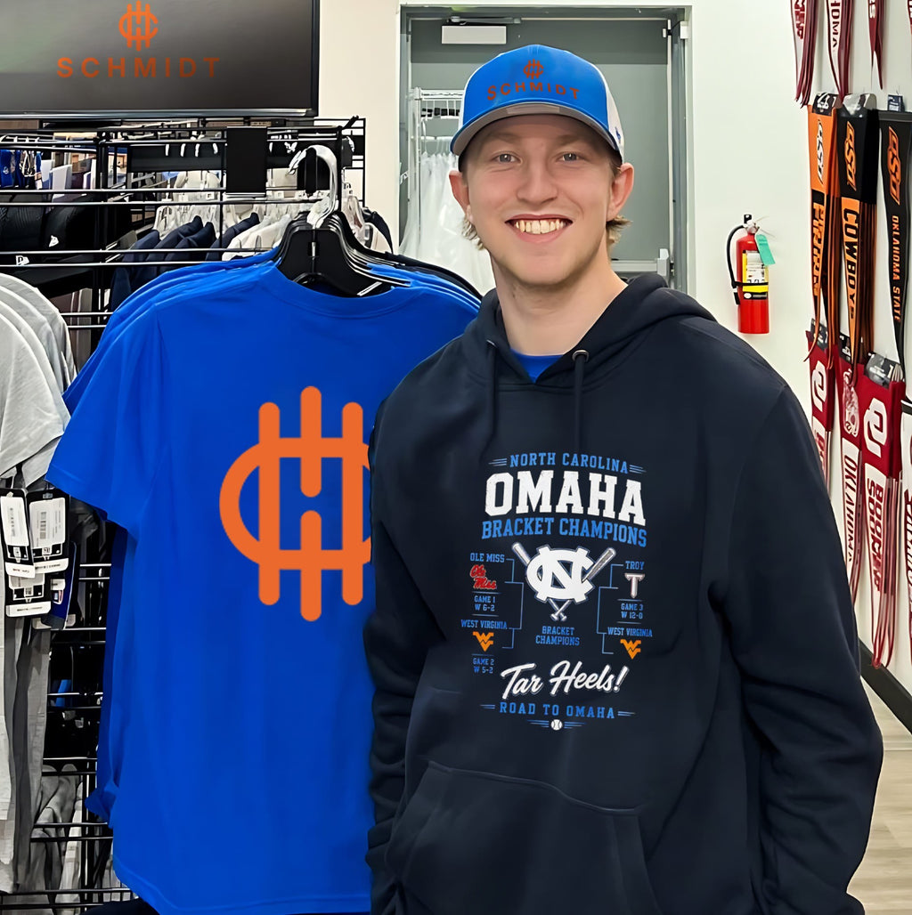 North Carolina Tar Heels 2026 Omaha Bracket Champions Road to Omaha shirt