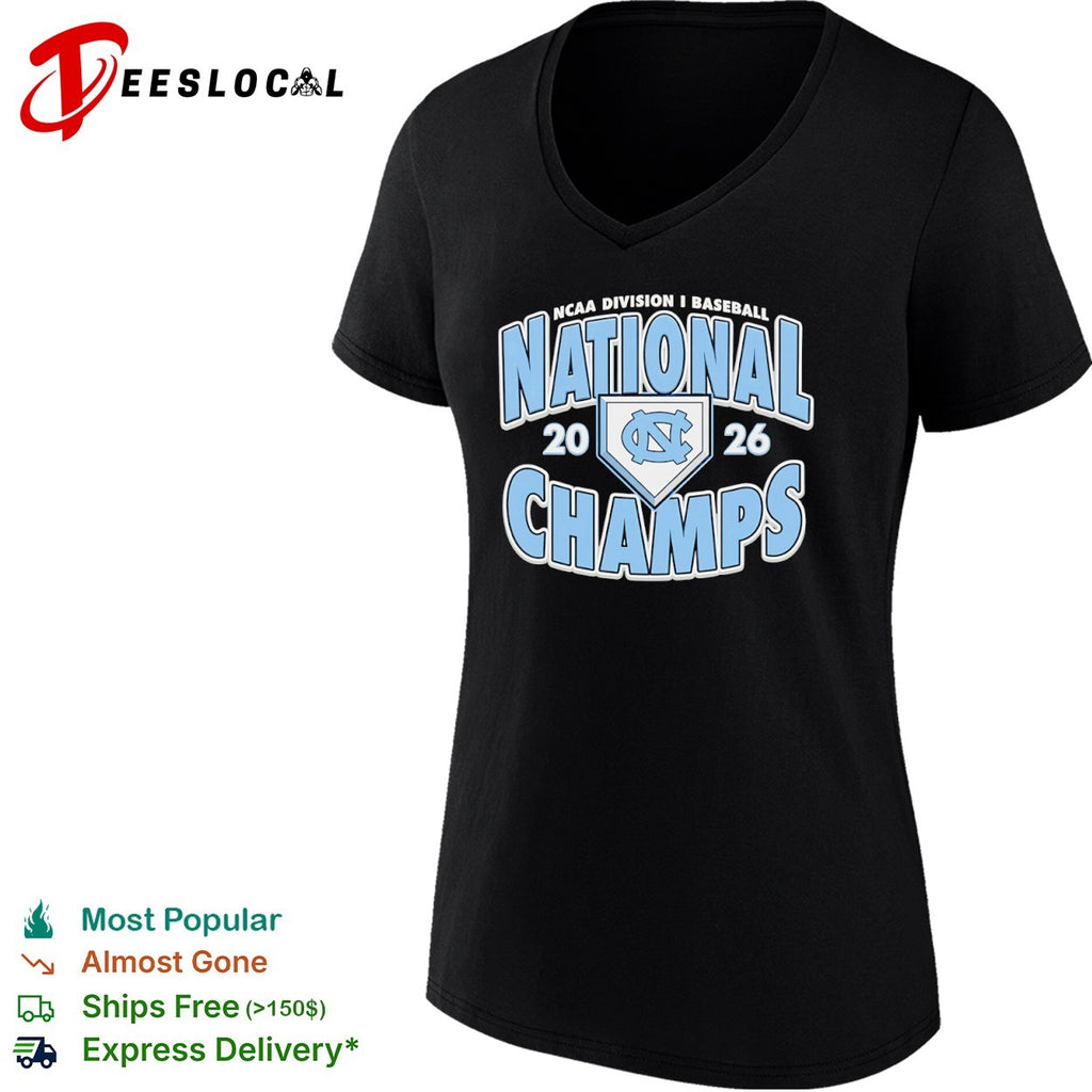 North Carolina Tar Heels NCAA Division I Baseball 2026 National Champs shirt