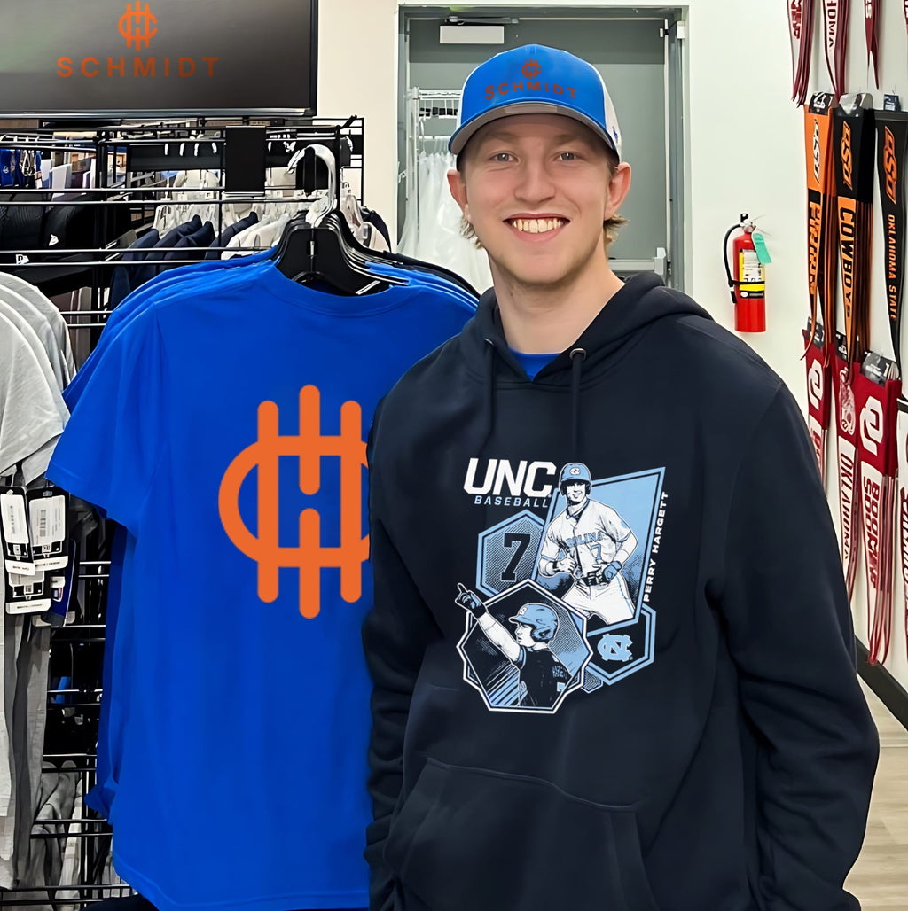 North Carolina Tar Heels Perry Hargett portrait shirt
