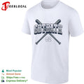 North Carolina Tar Heels baseball crossed bats gdtbath shirt
