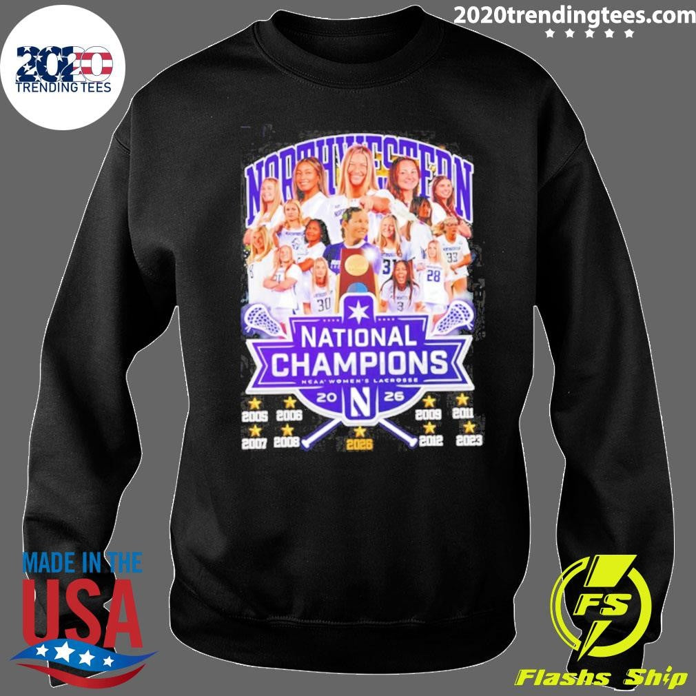 Northwestern Wildcats 2026 Ncaa Women’s Lacrosse 8x National Champions Shirt