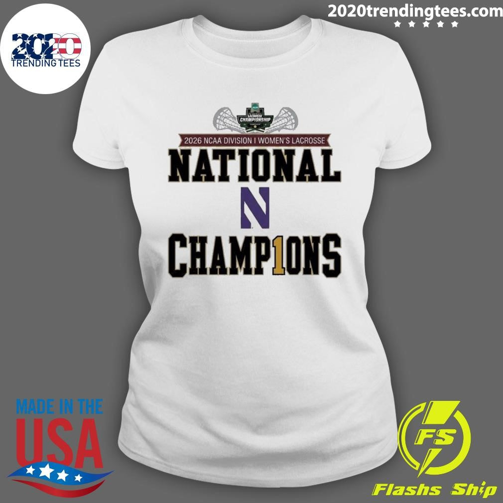 Northwestern Wildcats 2026 Ncaa Women’s Lacrosse National Champions Shirt