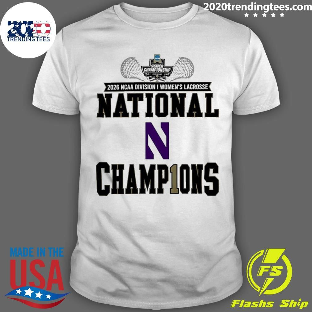 Northwestern Wildcats 2026 Ncaa Women’s Lacrosse National Champions Locker Room Shirt