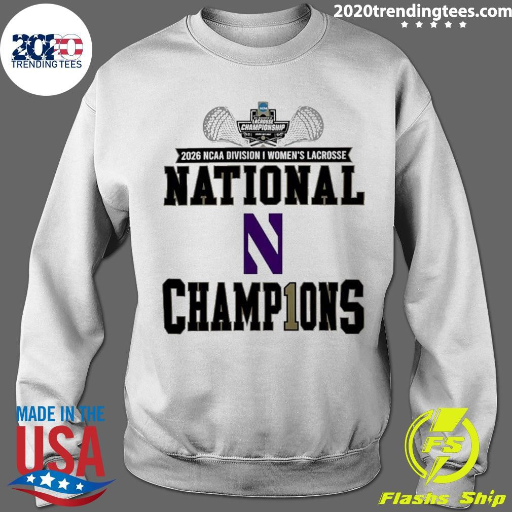 Northwestern Wildcats 2026 Ncaa Women’s Lacrosse National Champions Locker Room Shirt
