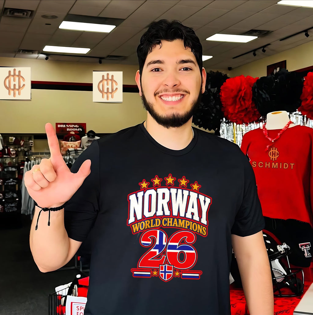 Norway 2026 World Champions Flag shirt