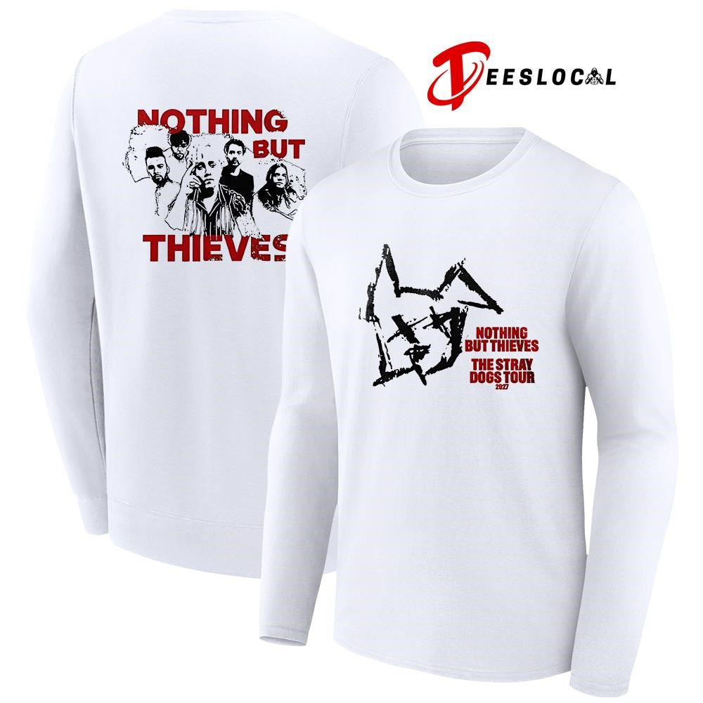 Nothing But Thieves The Stray Dogs tour graphic shirt