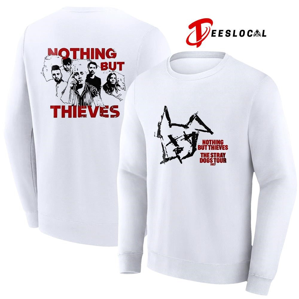 Nothing But Thieves The Stray Dogs tour graphic shirt