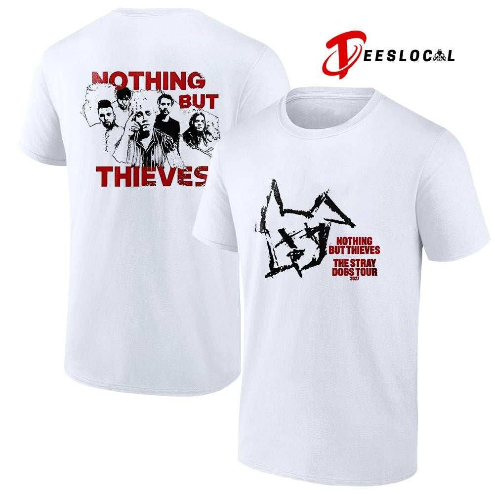 Nothing But Thieves The Stray Dogs tour graphic shirt