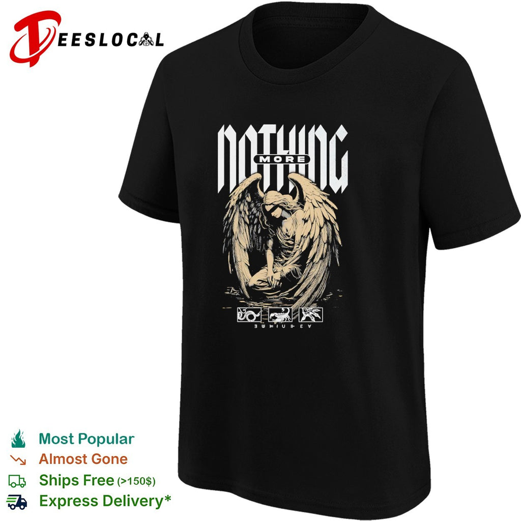 Nothing More Band Angel Blindfolded Snake Scorpion Claw shirt