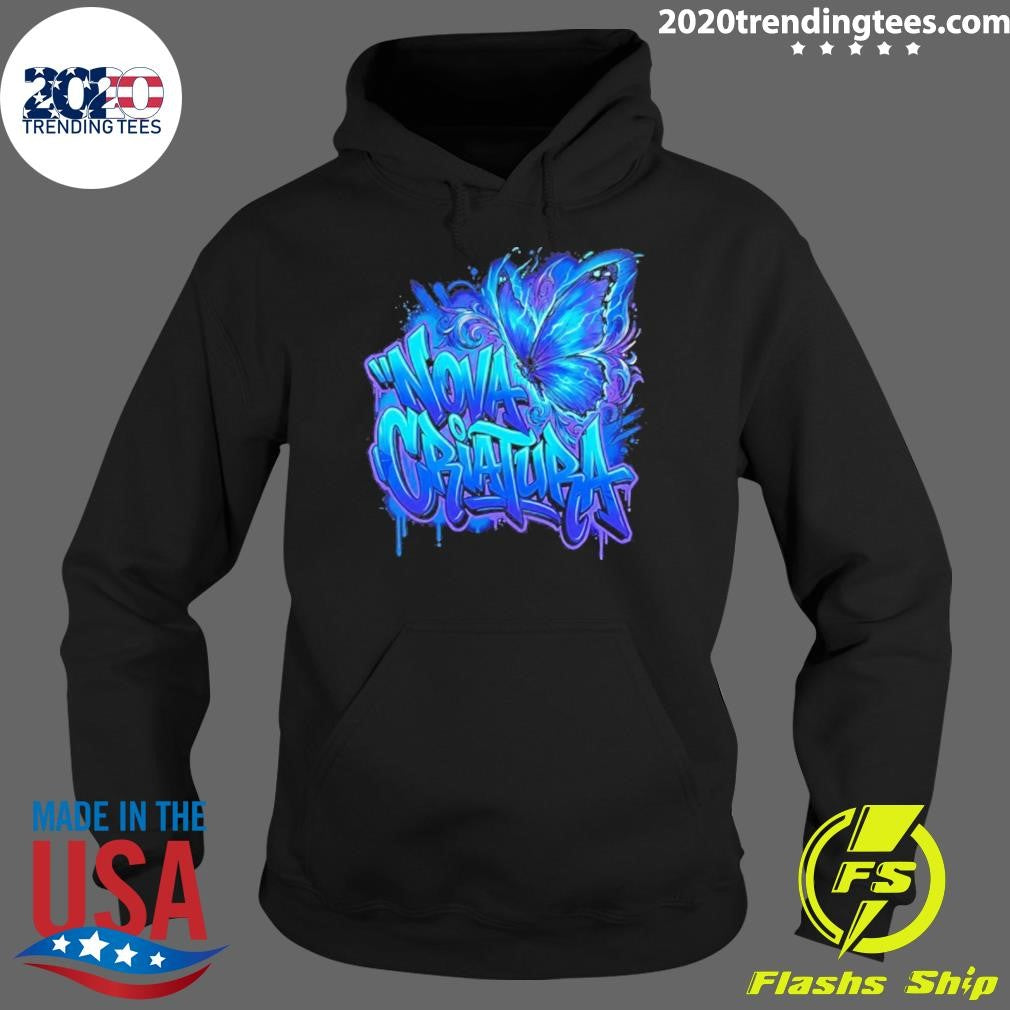 Nova Criatura Butterfly And Lightning Graphic Shirt