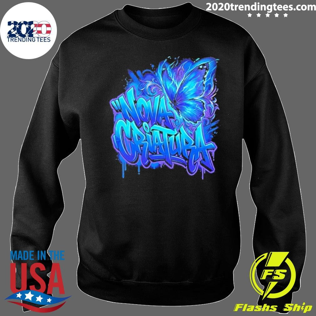 Nova Criatura Butterfly And Lightning Graphic Shirt