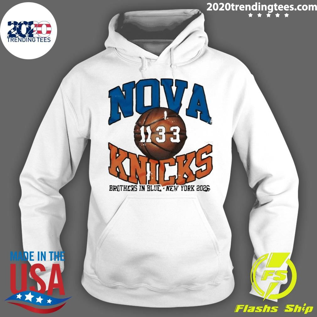 Nova Knicks Villanova Nba Playoffs 2026 Brothers In Blue Shirt