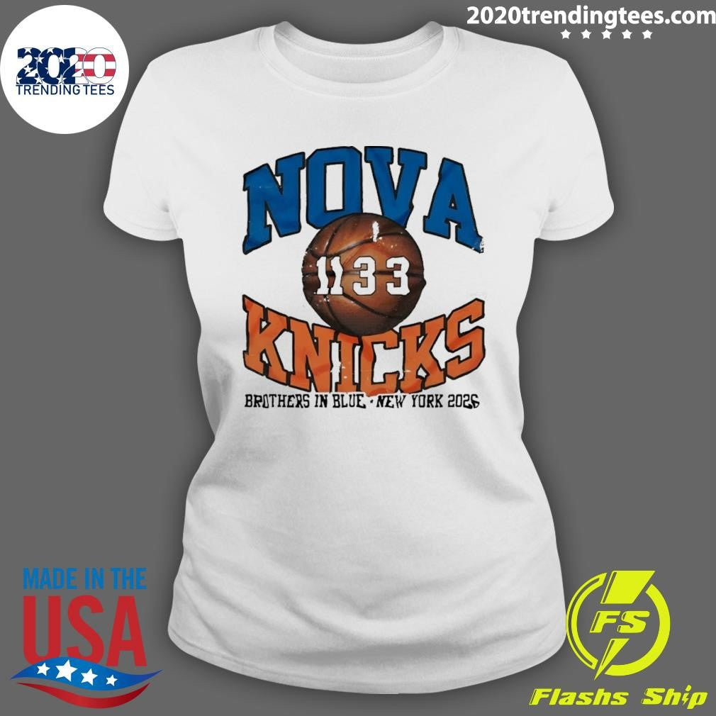 Nova Knicks Villanova Nba Playoffs 2026 Brothers In Blue Shirt