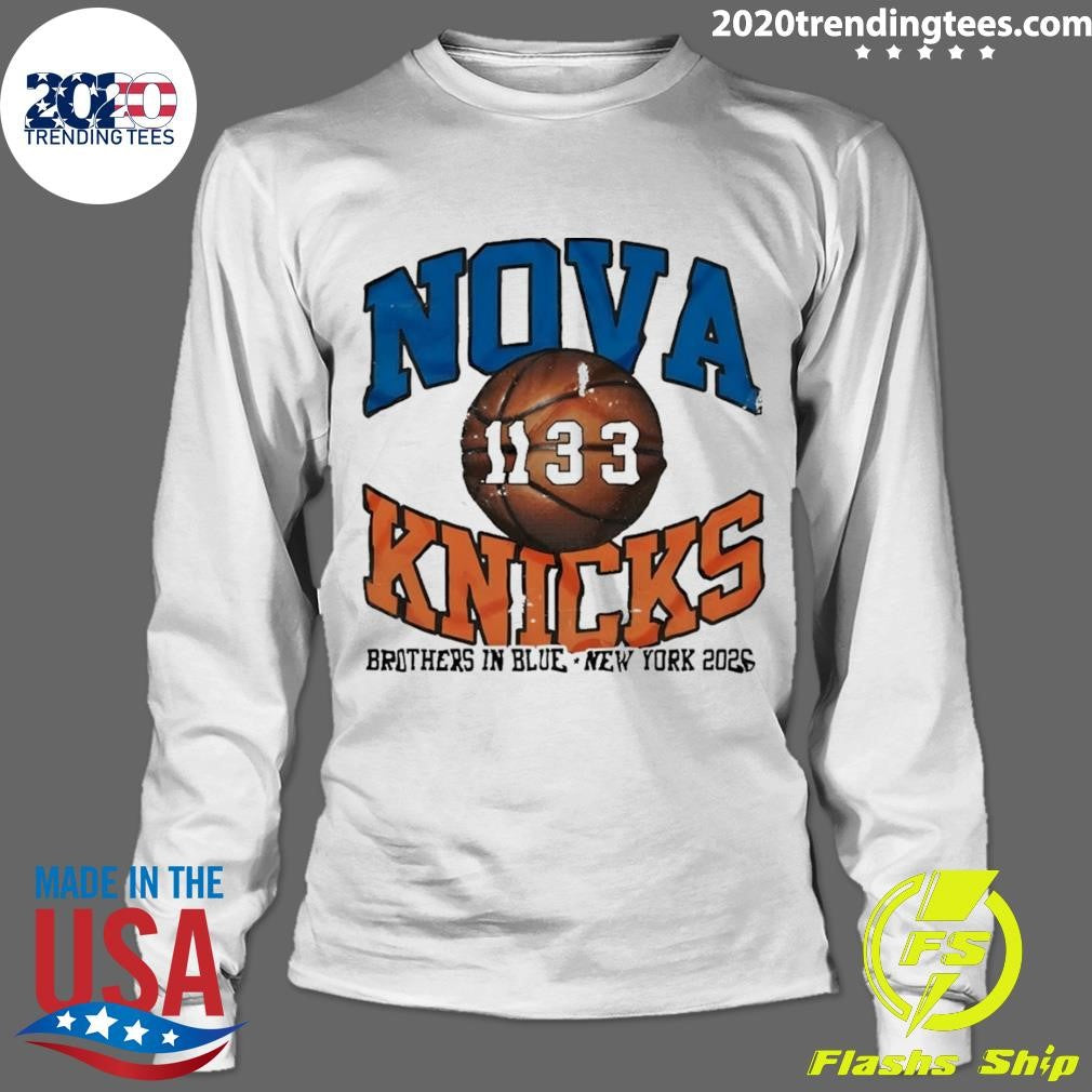 Nova Knicks Villanova Nba Playoffs 2026 Brothers In Blue Shirt