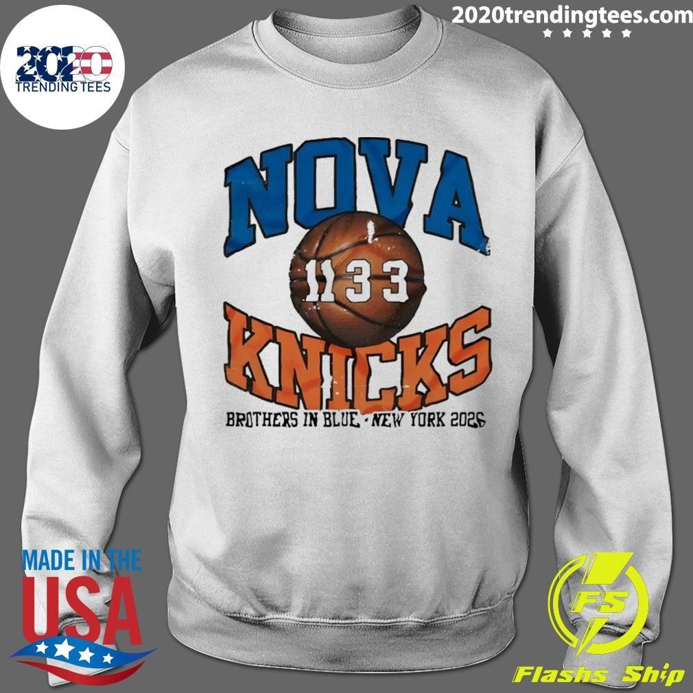 Nova Knicks Villanova Nba Playoffs 2026 Brothers In Blue Shirt