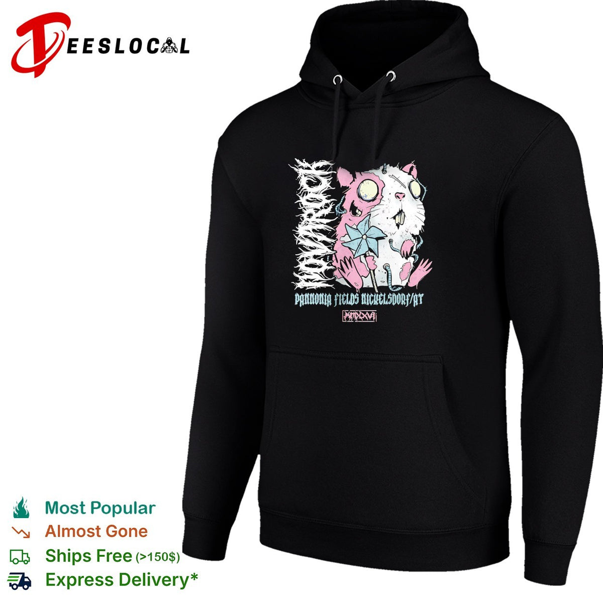 Nova Rock Pannonia Fields Nickelsdorf AT MMXXVI zombie hamster pinwheel shirt