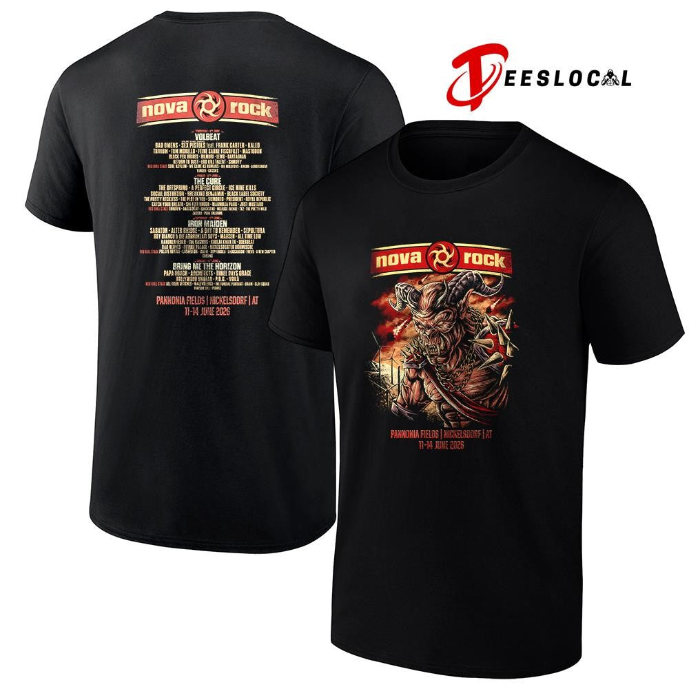 Nova Rock beast of Nova lineup graphic shirt