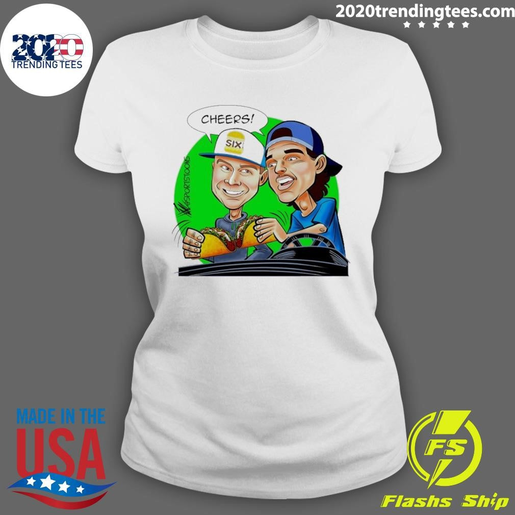 Number Six With Cheese Cheers Two Tacos Shirt