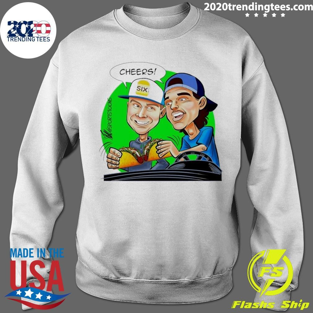 Number Six With Cheese Cheers Two Tacos Shirt