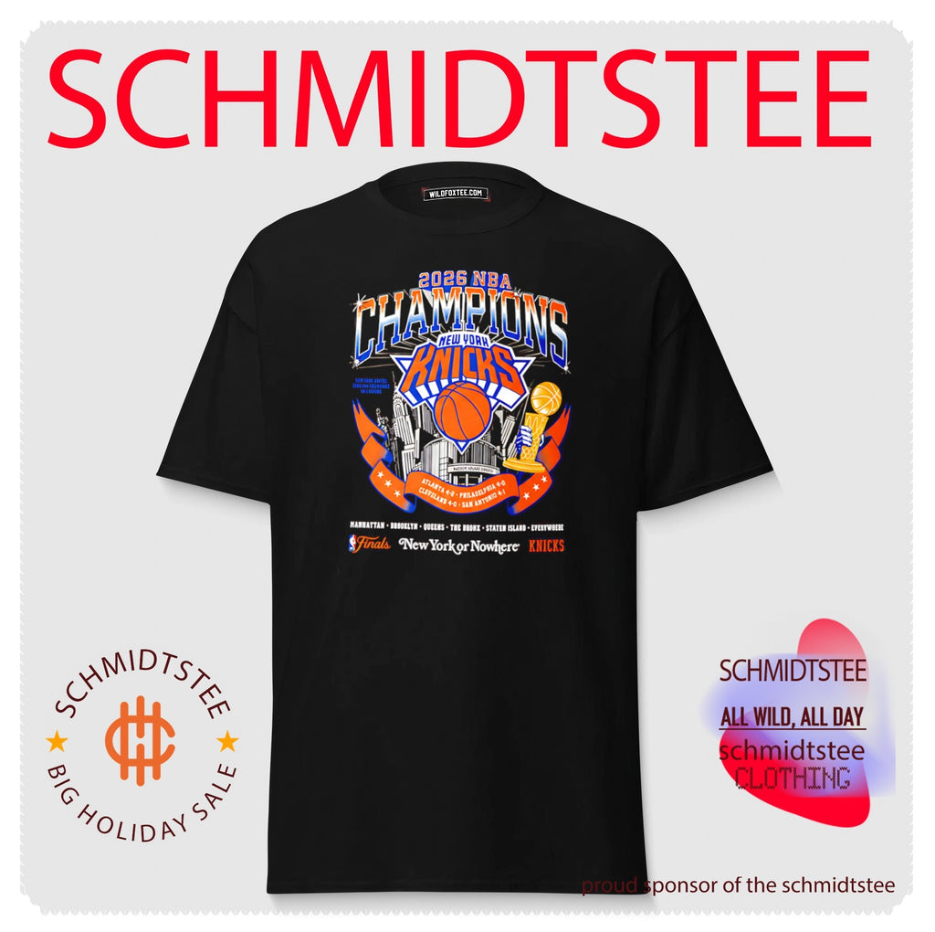 Ny Knicks 2026 NBA Champions New York or Nowhere skyline shirt