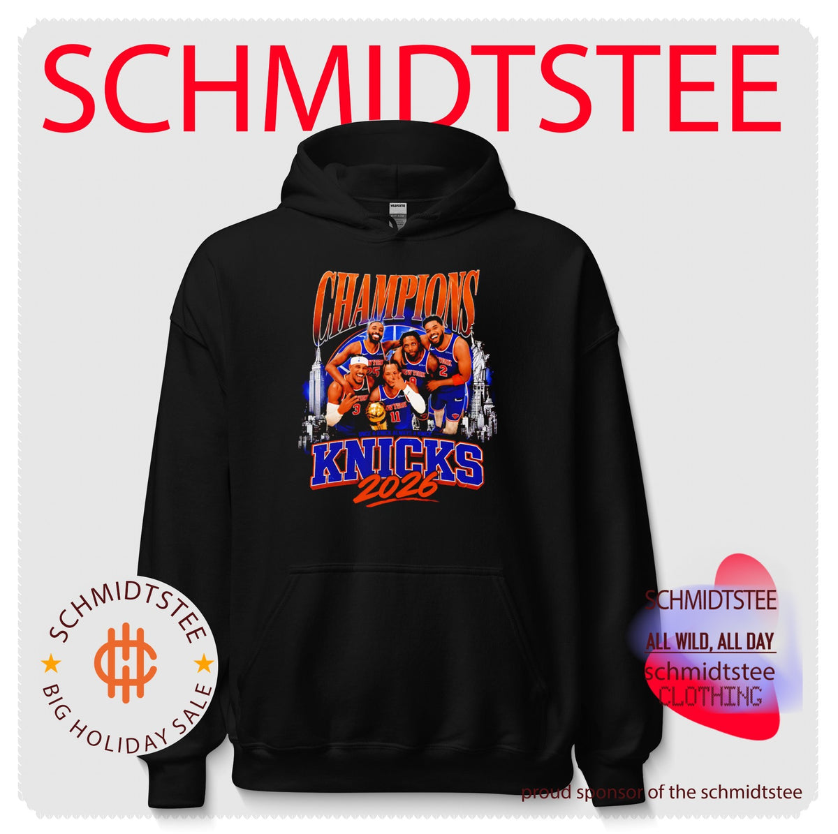 Ny Knicks 2026 champions mikal bridges Jalen Brunson og Anunoby Josh Hart karl-anthony towns shirt
