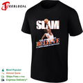 OG Anunoby NY Knicks believe dunk slam a hero rises in Gotham shirt