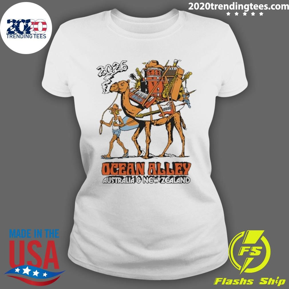 Ocean Alley 2026 Australia & New Zealand Tour Tee Shirt
