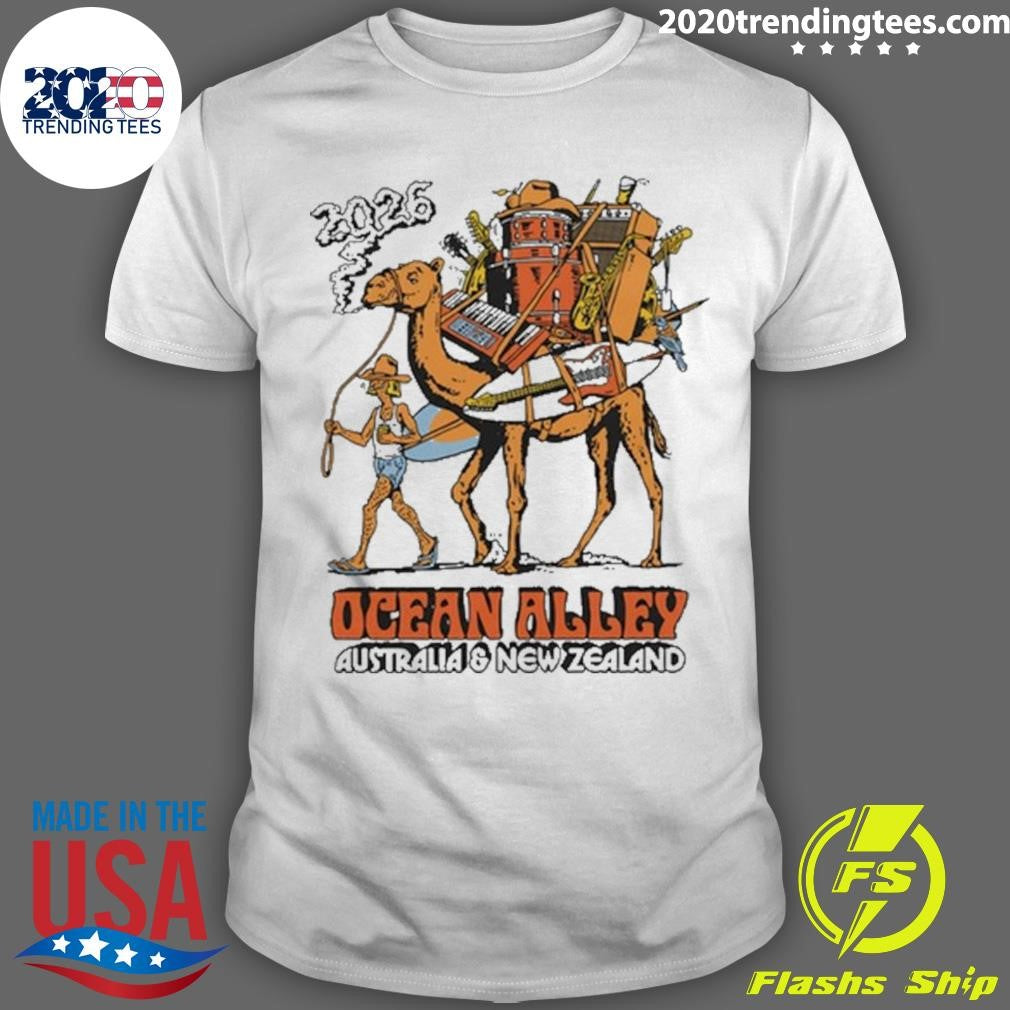 Ocean Alley 2026 Australia & New Zealand Tour Tee Shirt