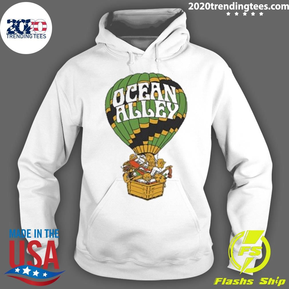 Ocean Alley Hot Air Balloon White Tee Shirt
