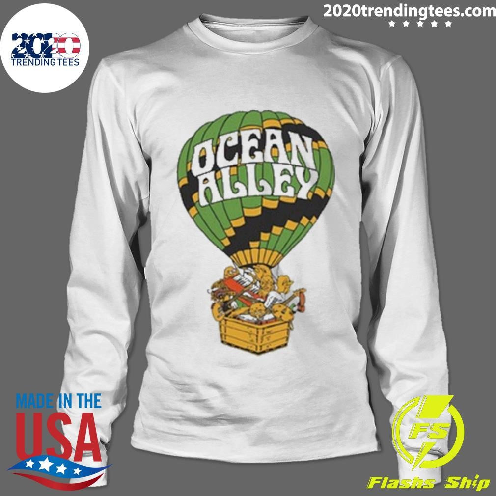 Ocean Alley Hot Air Balloon White Tee Shirt