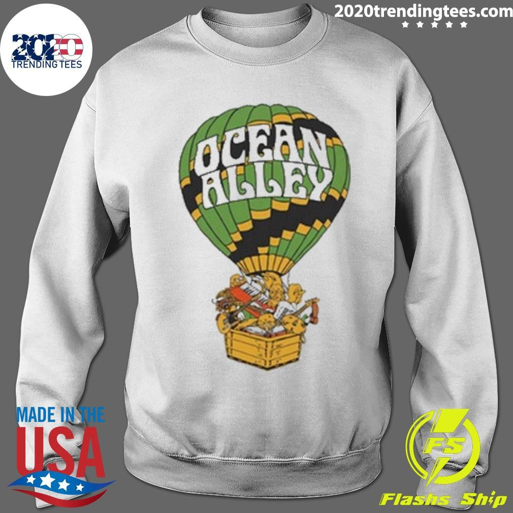 Ocean Alley Hot Air Balloon White Tee Shirt