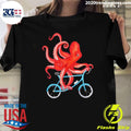 Octopus Riding Bicycle Shirt