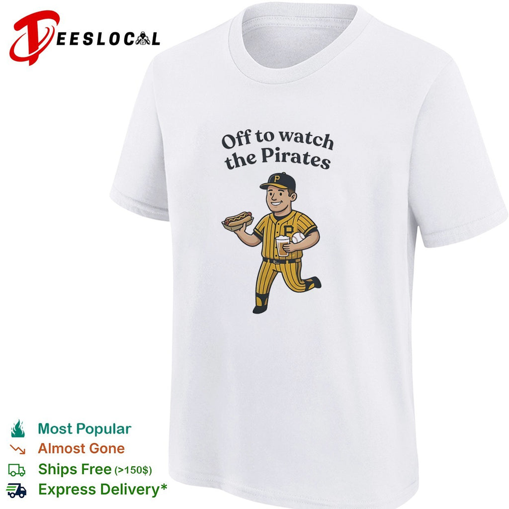 Off to watch the Pirates Pittsburgh player shirt