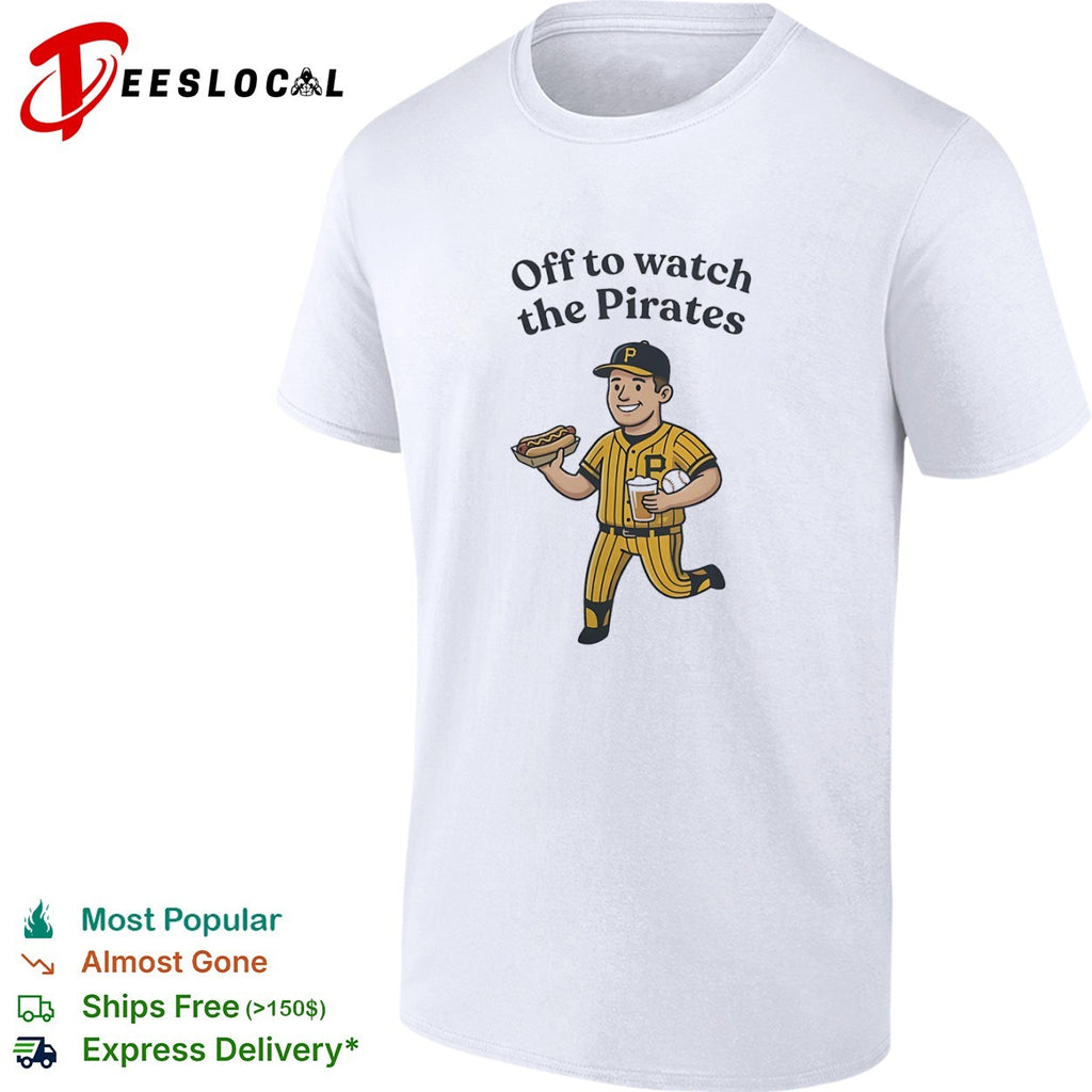Off to watch the Pirates Pittsburgh player shirt