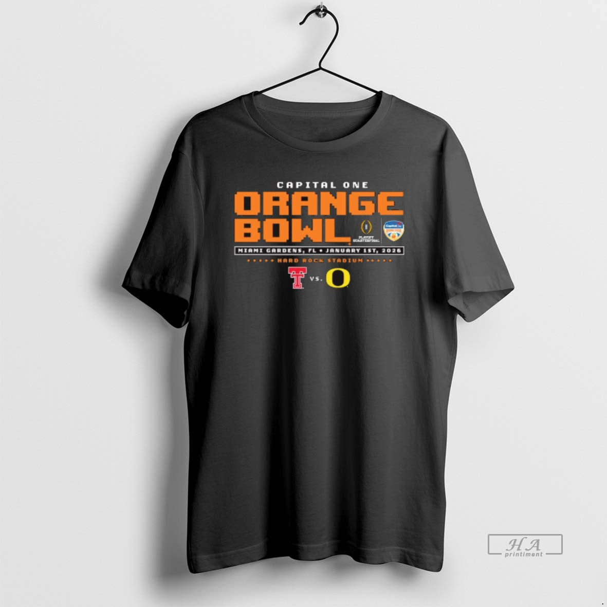 Official Capital One Orange Bowl Jan 1 2026 Texas Tech Vs Oregon Hard Rock Stadium